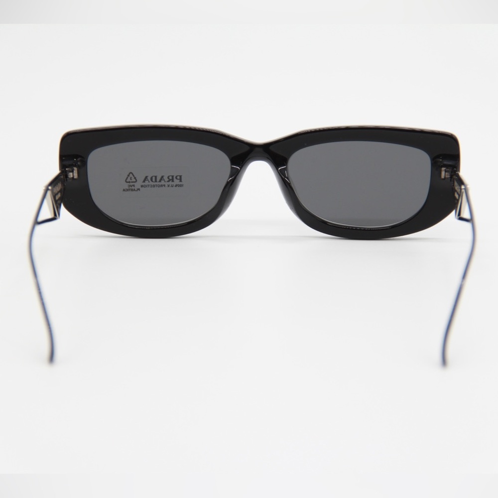 NEW PRADA PR14YS 1AB5S0 UNISEX BLACK EYEWEAR PR 14YS UNISEX SUNGLASSES SPR 14Y - Picture 11 of 15